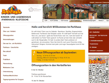 Tablet Screenshot of parkhaus-klotzsche.de